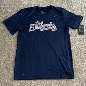 NWT Atlanta Braves Nike Drifit shirt